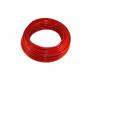 KIRMIZI METRELİK FREN DIŞ KABLO 5 MM TEFLONLU ( 20 METRE )