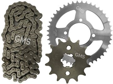 ZİNCİR DİŞLİ SET 428H 122L-14T+45T YBR125