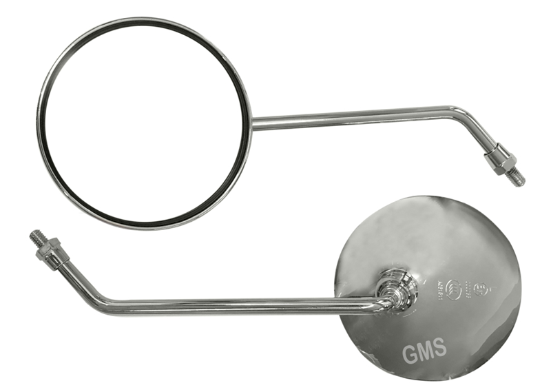 AYNA SET M8 YUVARLAK NİKEL CG125 - SCT - EBİKE