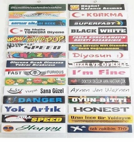 PANO HALİNDE RESİM ETİKET 100'LÜ