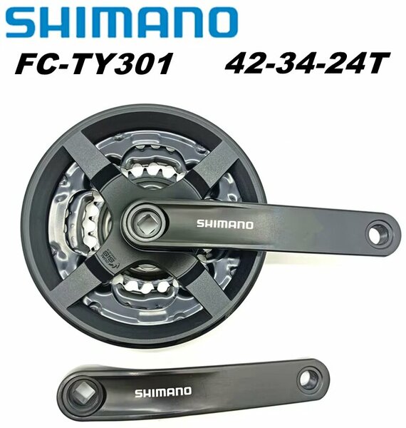 TY - 301 SHIMANO AYNAKOL 24/34/42T ( KUTUSUZ )